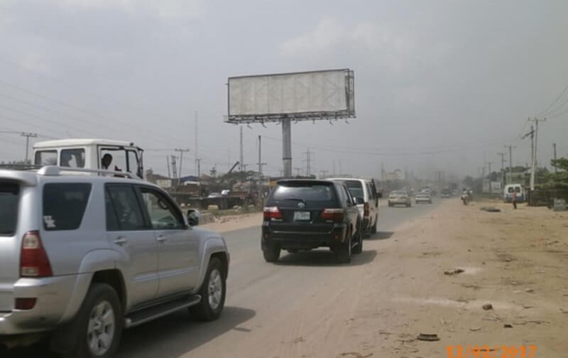Port-harcourt Unipole Board ABA ROAD BY OLD TOLL GATE (INVM)