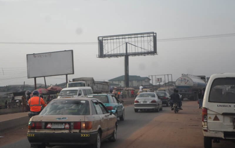 Benin Unipole Board ALONG BENIN LAGOS RD BU OLUKU JUNCTION (INVM)