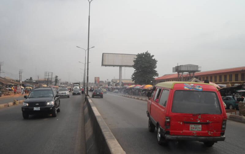 Benin Unipole Board ALONG BENIN LAGOS RD BY USELU MARKET (INVM)