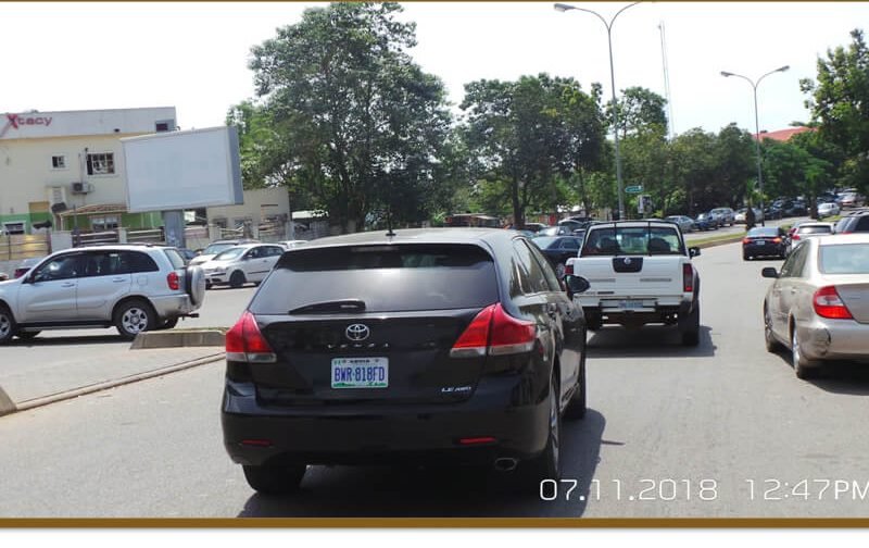 Abuja Unipole Board at AMINU KANO CRESCENT BY GLO HEAD OFFICE  (LN)
