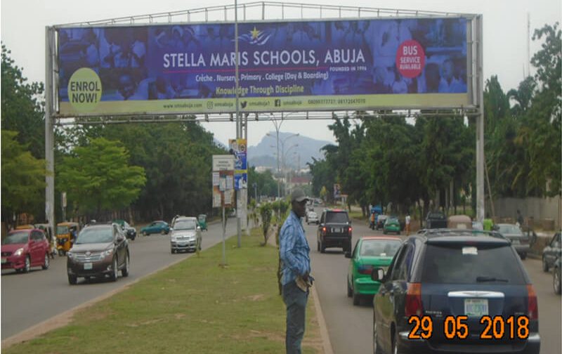 Abuja Cross Road Gantry Along Ahmadu Bello Way By Apo Bridge FTF Legislative Quarters, Gudu (AM)