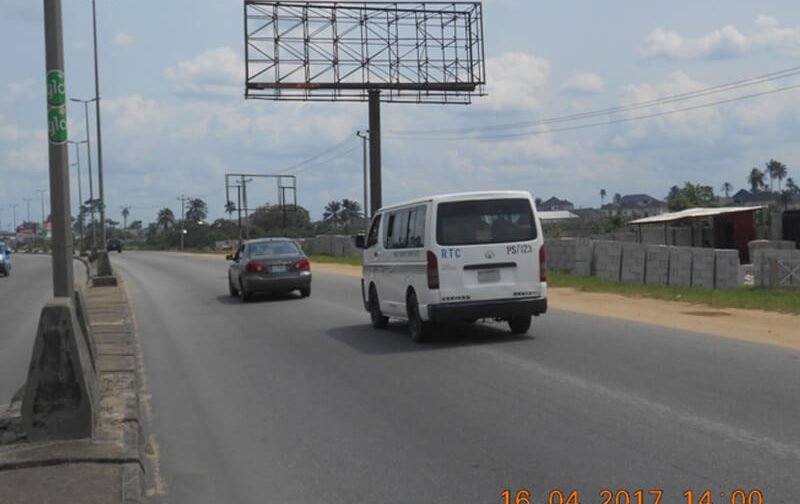 Port-Harcourt Unipole board Along Airport  Road After Alua Junction FTF Igirita & Airport Road & Owerri Road (AM)