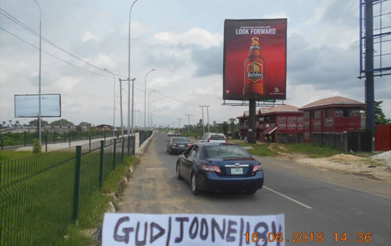 Port-Harcourt Portrait board Along Airport Road opposite Airport Roundabout FTF Airport & Owerri Road (AM)