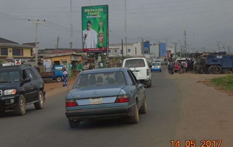 Ibadan Portrait board Along Apata Odo-ona By Car Wash FTF Ibadan (AM)