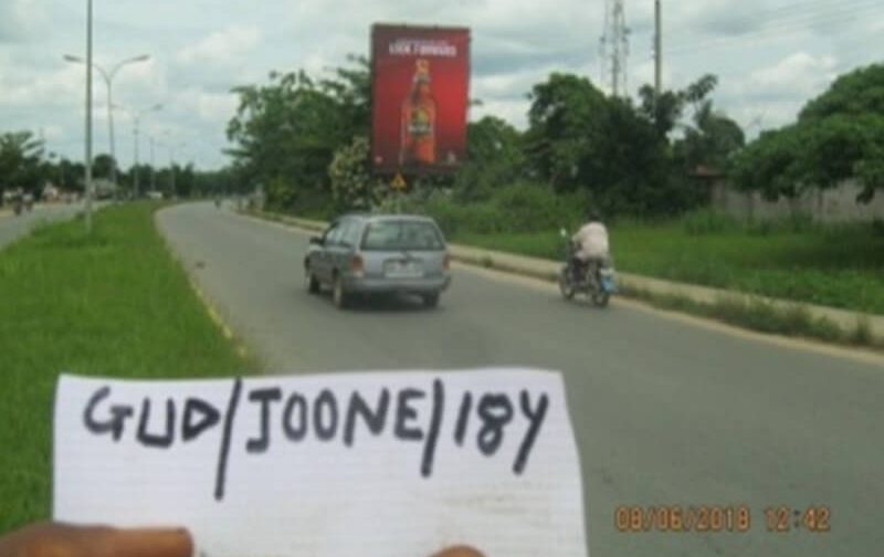 Uyo Portrait board Along Ikot- Ekpene Along Abak Road Close To Ikot Ekpene Park By The Fence Of State College FTF Aba (AM)