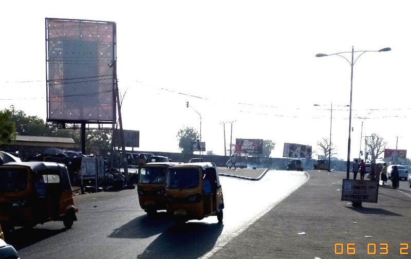 Yola Unipole board Along Muhammed Mustapha way. By Total Junction. FTT Jimeta  Modern  Market (OMIC)