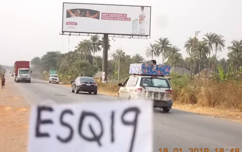 Owerri Unipole board Along Owerri Aba Road By Airport Junction FTF Airport & Aba Road (AM)