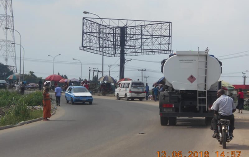 Port-harcourt Unipole board Along Port Harcourt Expressway By Eleme Junction FTF Eleme & Onne Road (AM)