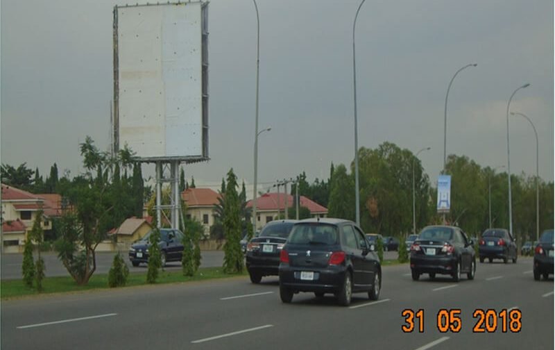 Abuja Portrait board Along Sani Abacha Way By Mabushi Interchange  FTT Wuse (AM)