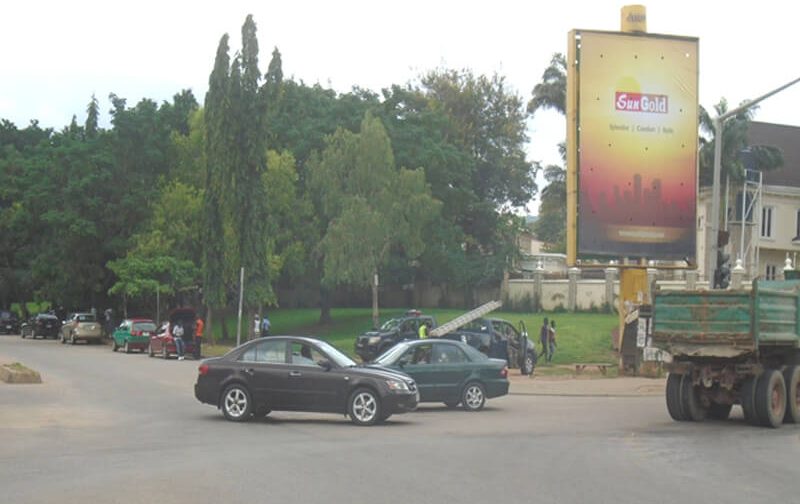 Abuja Portrait board Along Sultan Abubakar way By Customs Office Zone 2 FTT Wuse Market (AM)