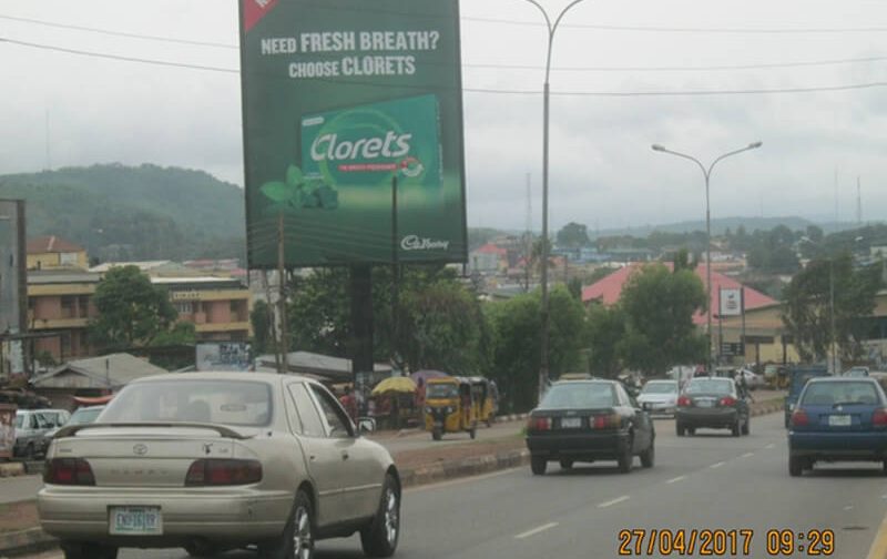 Enugu Portrait board Along Ziks Avenue By Ekene Park FTF Keyata (AM)
