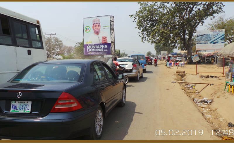 Abuja Portrait Board DEI-DEI BY BUILDING MATERIAL MAKRET (LN)