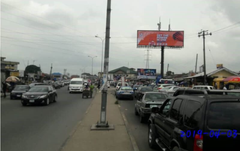 Port-harcourt Unipole Board Elekahia Stadium Infront of Rumuomasi market (CH)
