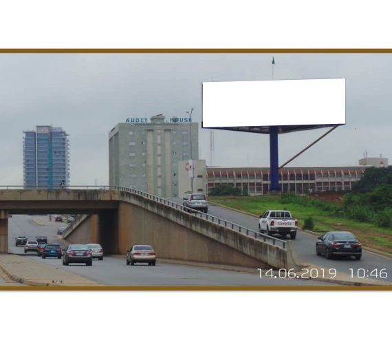 Abuja Unipole Board at HERBERT MACAULAY WAY BY NNPC TOWERS  (LN)
