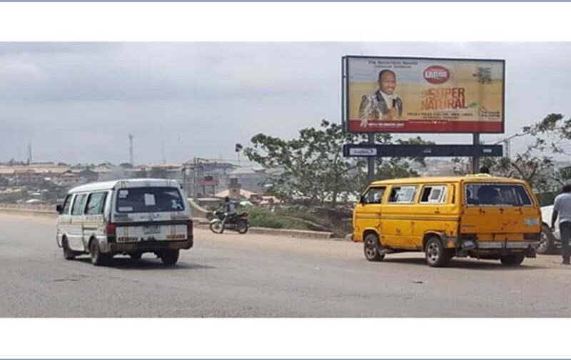 Lagos Unipole Board At Ibadan Expressway By Berger Bridge, Imowe, Nigeria (GLB)