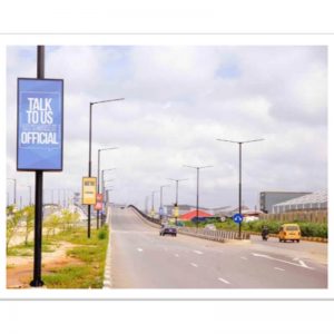 International Airport road Backlit Board – Billboard