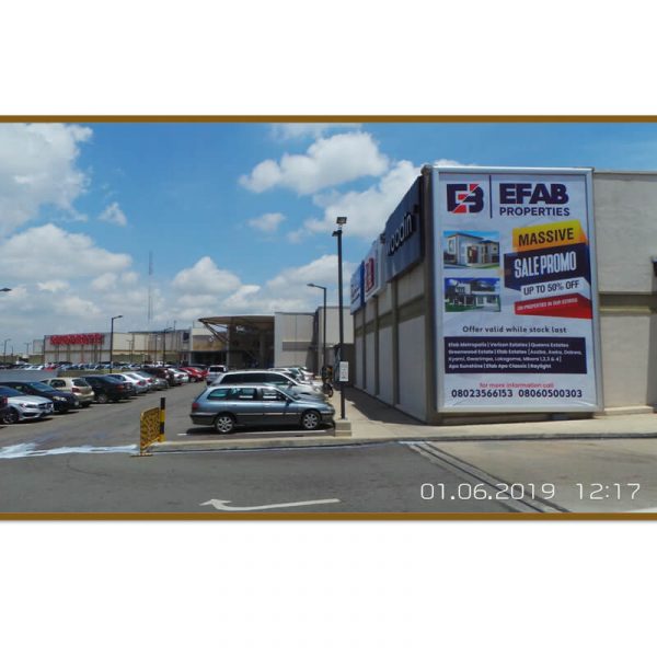 Abuja Wall Drape at JABI LAKE MALL (LN)