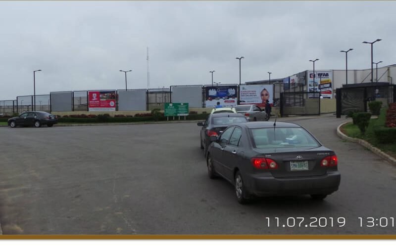 Abuja Wall Drape at JABI LAKE MALL (LN)