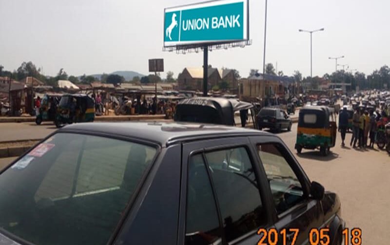 Jos Unipole board Along Zaria Road By Gadabui Bridge Ftf Terminus Market Jos City Centre Ftf Command Farin Gada Market Rockhaven  (AM)