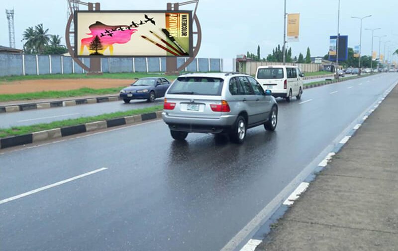 Lagos Static Mega board Along Airport Road By NAF Fence Before Beesam Bus Stop FTF MM2 Towards Int’l Airport (AM)