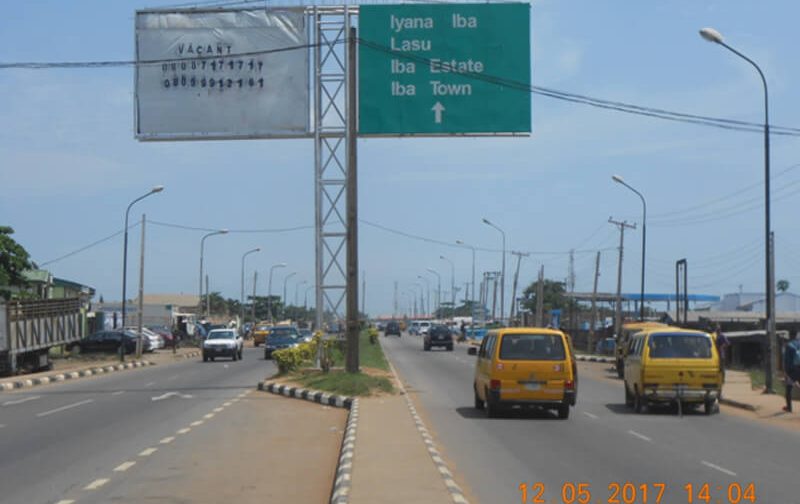 Lagos Eye catcher Along Lasu Iba By EwejogbonBus Stop FTF Igando (AM)