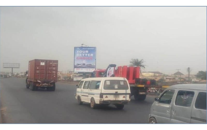 Lagos Unipole Board At Lagos-Ibadan Expressway, Imowe, Nigeria (GLB)