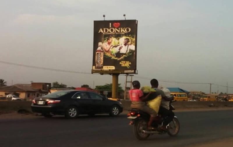 Lagos Unipole Board At Lagos-Ibadan expressway, Imowe, Nigeria (GLB)