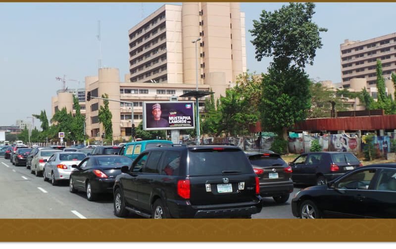 Abuja Unipole Board at MINISTRY OF FOREIGN AFFAIRS, MINISTRY OF FINANCE, OLD SAHAD STORES, APO LEGISLATIVE QUARTER (LN)