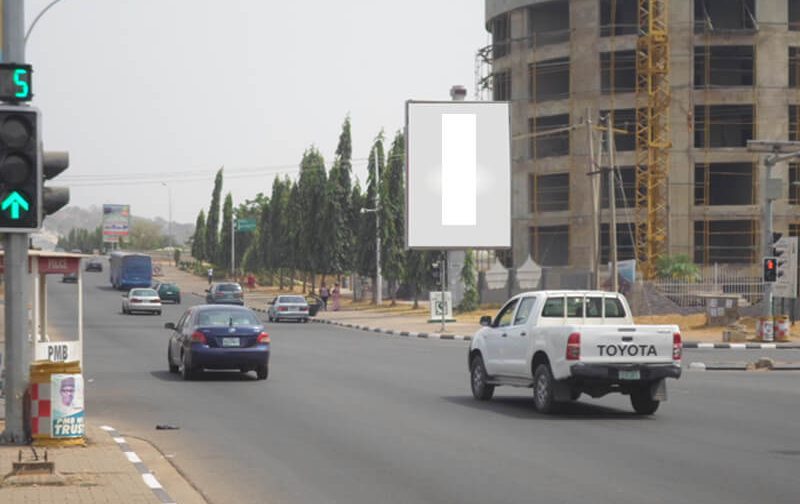 Abuja Backlit Board Shehu Shagari Way by Bullet International FTF Villa Secretariat (INVM)