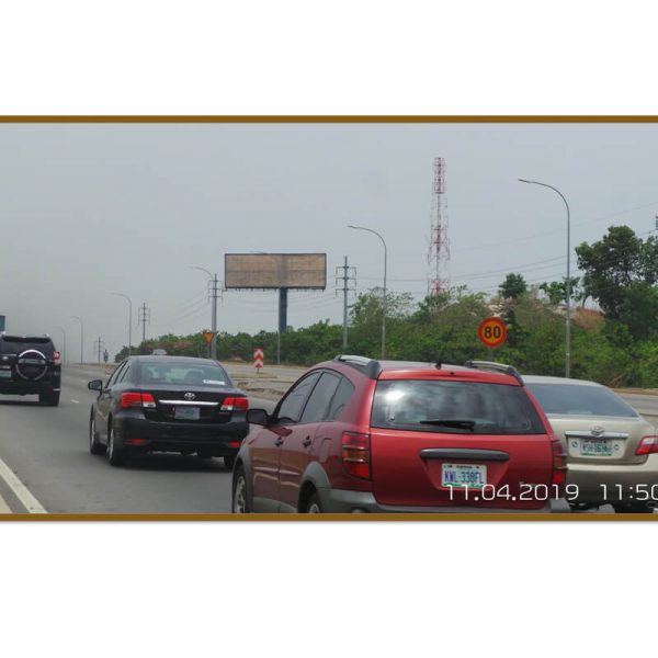 Abuja Unipole Board at UMARU MUSA YAR’ADUA WAY BY KUJE JUNCTION (LN)