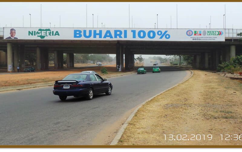 Abuja Bridge Panel at UMARU MUSA YAR’ADUA WAY BY NATIONAL STADIUM (LN)