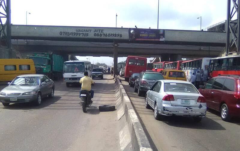 Lagos Bridge Panel at Oshodi by the Bus-Terminal FTF Bolade and Agege to Apapa- Oshodi Expressway, Ladipo, Mushin, Ilupeju (PM)