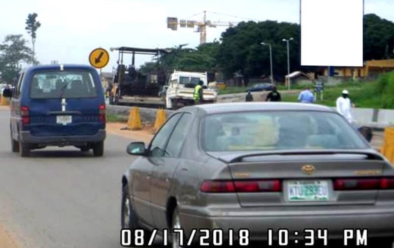 Lagos Portrait board Along  Murtala Muhammed Int’l Airport by Hajj Camp Police Station FTF International Airport (OMIC)