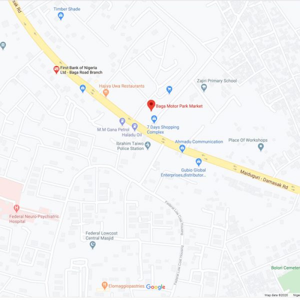 Borno Landscape board Along Baga Road By Masha Allahu Motors,  Maiduguri FTF Baga Market (AM)