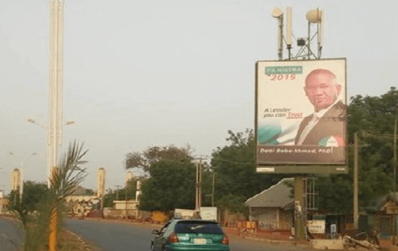 Birnin kebbi Unipole ALONG GOVT HOUSE ROAD, BY GARDENGRA ROAD INTERSECTION, OPPOSITE ZENITH BANK, BY PHCN SIGNBOARD, BIRNIN KEBBI (GO)