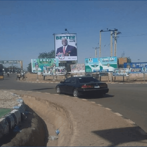 Damaturu Unipole AT THE FIRST ROUND ABOUT MAIDUGURI, BY THE AUGUST 27 STADIUM (GO)
