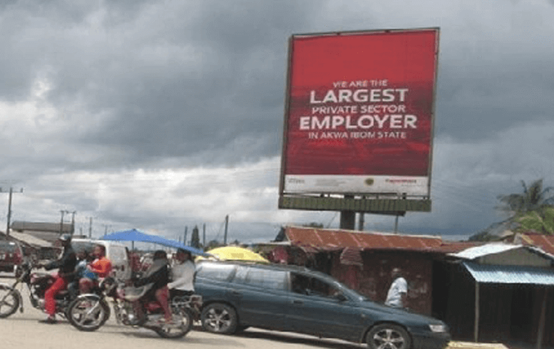 Eket Unipole Along  134 EKET ORON ROAD FTF MOBIL EXTREME (GO)