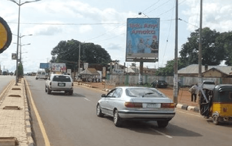 Abakaliki Unipole Along Old Enugu Rd,By Eagle Royal Hotel FTF Government House (GO)