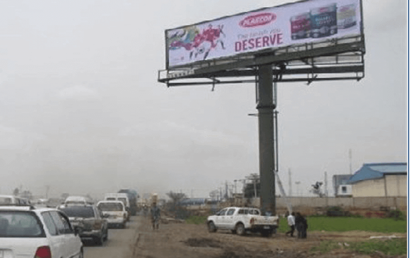 Ibafo Unipole Along Lagos Ibadan Exp Way after prayer city (GO)