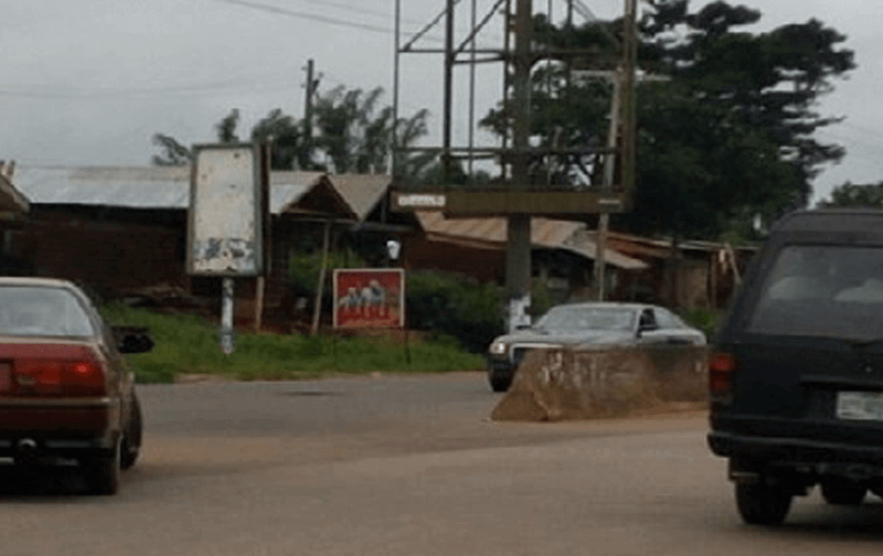Ife Unipole Along Ibadan Ife Road After University bridge. FTF Ife Town (GO)