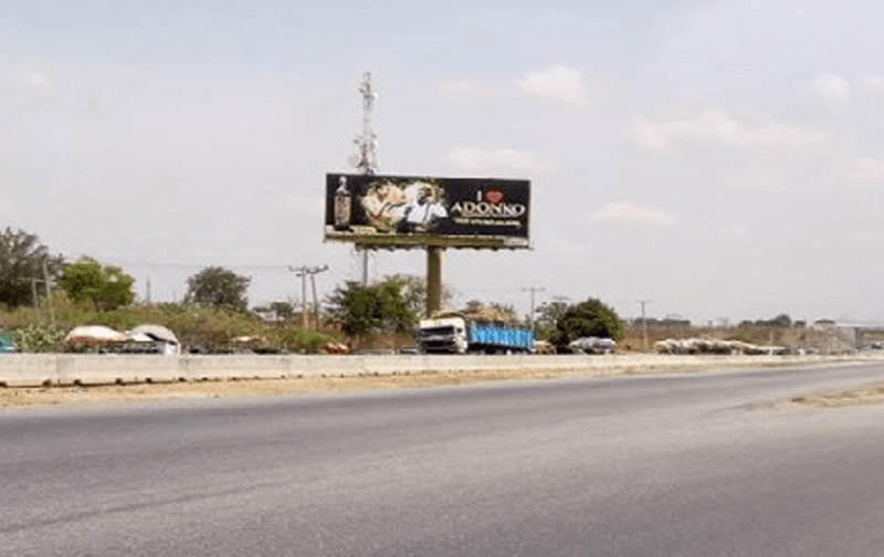 Abuja Unipole Along LHS on the Abuja okoja expressway, driving from Gwagwalada Towards Kaduna Lokoja Road (GO)