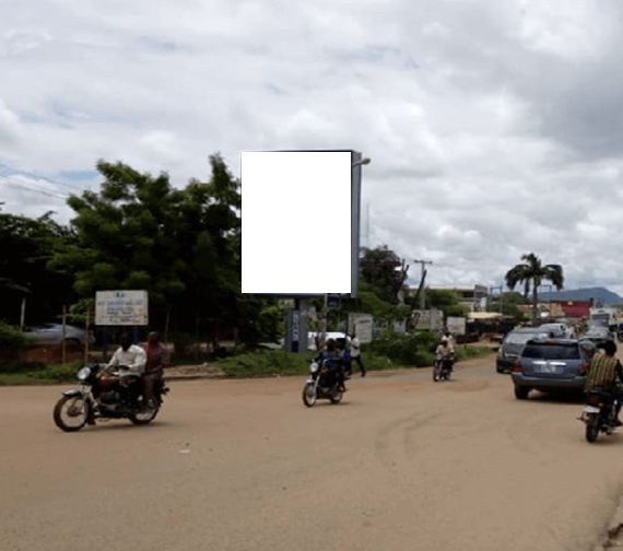 Abuja Unipole Along LHS on the Gwagwalada-Duka Road, driving from Gwagwalada Towards Gwagwalada (GO)