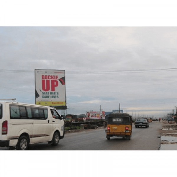 Aba Unipole Along Aba-PH Express by the Median after Ariaria Market.Opp. Mien Oil Tank (A) FTT PH. (GO)