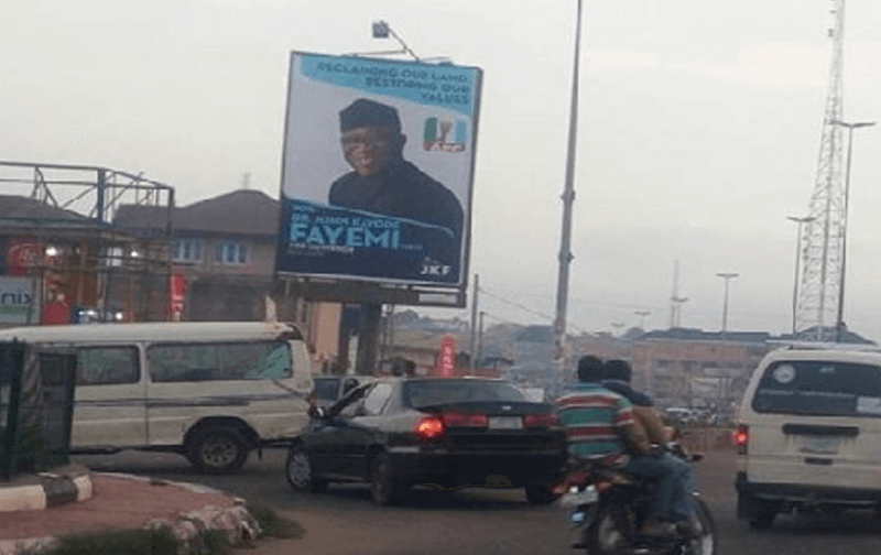 Ekiti Unipole Along Ijigbo Rd. Opposite United Nigerian Peoples Party H.Q. FTF Ado Ekiti Town (GO)