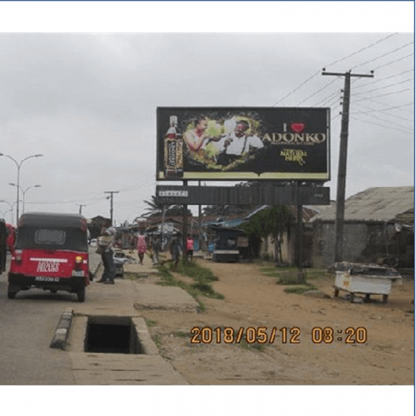 Akwa Ibom 48 Sheet Along Aba-Oron Road by roundabout opposite existing board (GO)