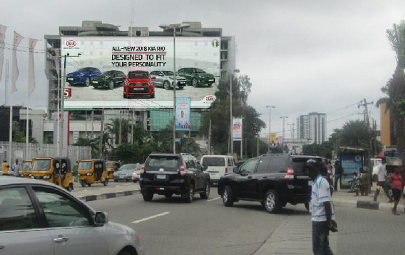 Victoria Island Wall Drape ALONG ADEOLA ODEKU ROAD FTF AKIN ADESOLA V.I (OE)
