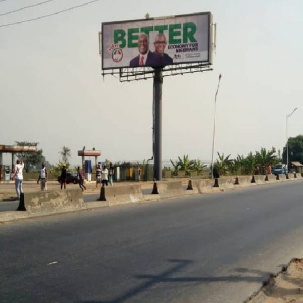 Asaba Unipole ALONG ASABA ONITSHA ROAD BY VINA PETROL STATION, ASABA (OE)