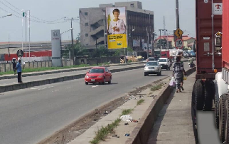 Oshodi Wall Drape Along Apapa Oshodi express way ftt Oshodi (OE)