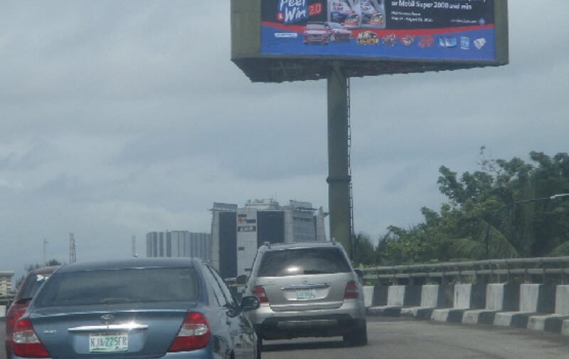 Unipole Board LAGOS ISLAND ALONG OUTER MARINA OPPOSITE OFFICERS MESS FTF 3RD MAINLAND (OE)