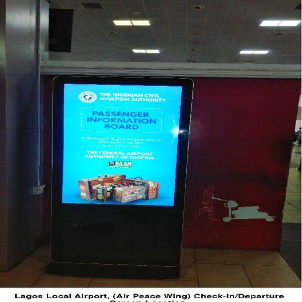 Lagos Local Airport (Air Peace Wing) Check –In /Departure (OE)